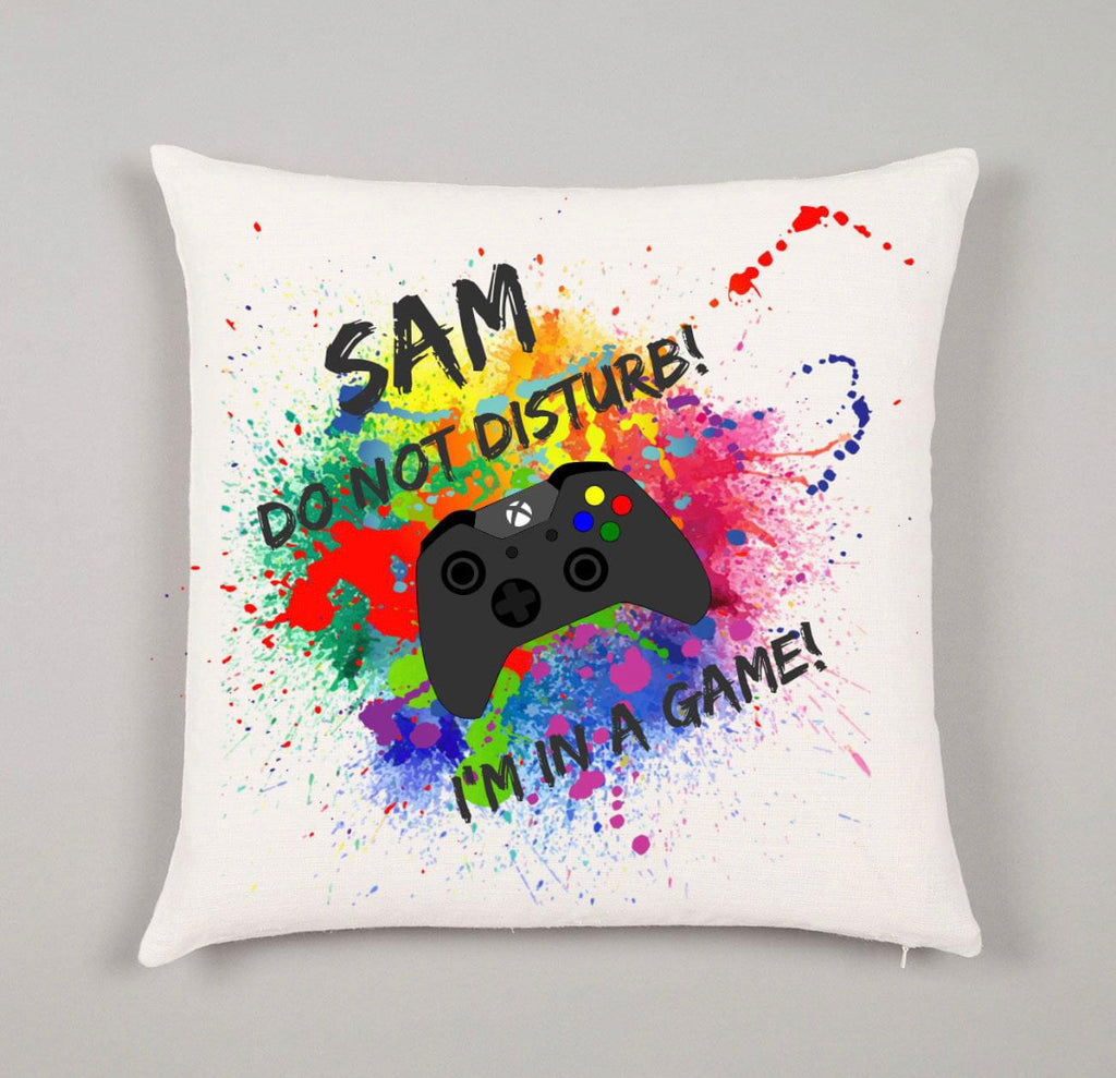 Do Not Disturb I'm Gaming - Personalized Pocket Pillow (Insert Include –  Macorner