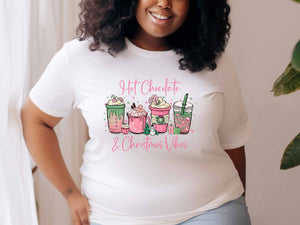 Hot Chocolate & Christmas Vibes Top - PLUS SIZE