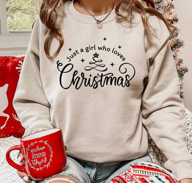 Just a Girl who loves Christmas Top