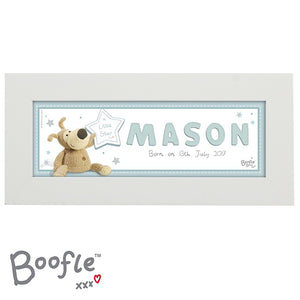 Personalised Boofle Baby Name Frame - Ooh Darling