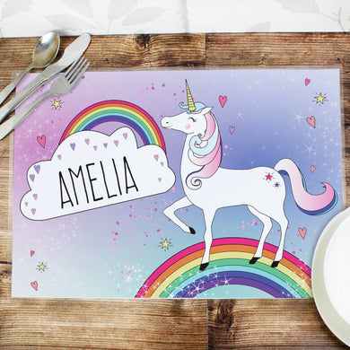 Personalised Unicorn Placemat - Ooh Darling