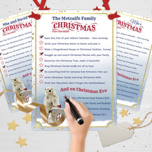 Personalised Christmas Fun Checklist