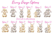 Personalised Bunny Rabbit Children's Satin Pj's