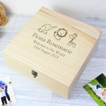 Personalised Large Wooden Keepsake Box - Ooh Darling