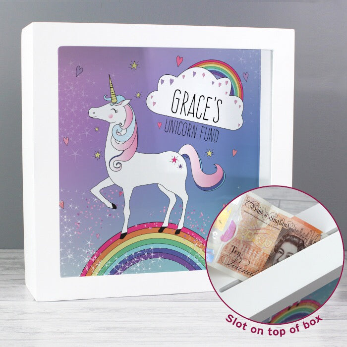 Personalised Unicorn Fund Box - Ooh Darling