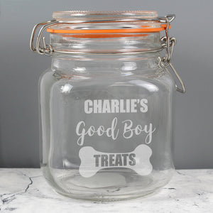 Personalised Treats Glass Kilner Jar - Ooh Darling