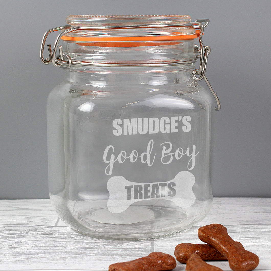 Personalised Treats Glass Kilner Jar - Ooh Darling