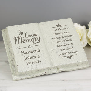 Personalised In Loving Memory Memorial Book - Ooh Darling