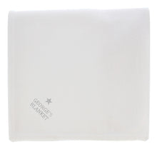 Personalised Silver Star White Baby Blanket - Ooh Darling