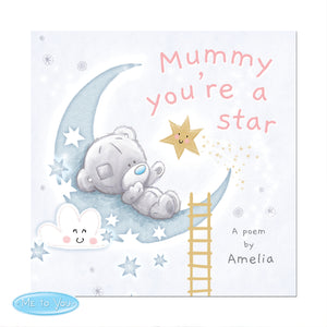 Personalised Tiny Tatty Teddy Mummy You're A Star, Poem Book - Ooh Darling