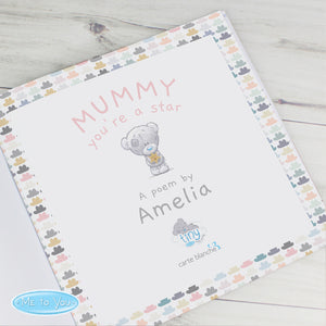 Personalised Tiny Tatty Teddy Mummy You're A Star, Poem Book - Ooh Darling