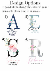 Personalised Ruffle Robe Alphabet Designs (ADULTS)