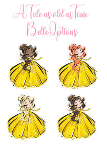 A Tale as old as Time Beauty & the Beast themed Children's Satin Pj's