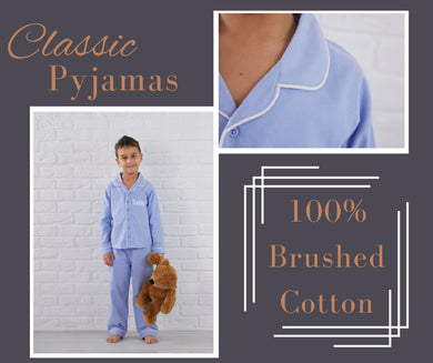 Childrens Personalised Cotton PJS