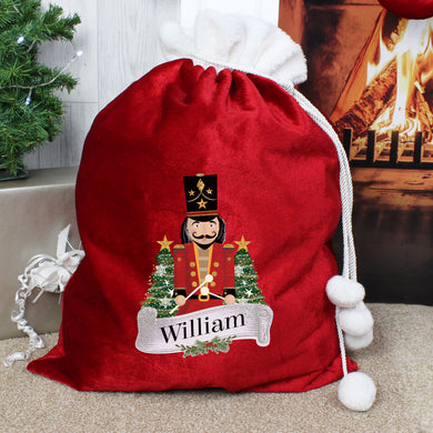 Personalised Red Nutcracker Sack - Ooh Darling