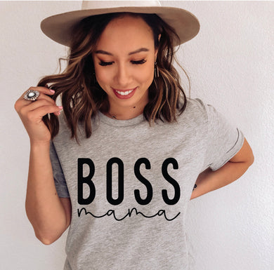 Slogan T- Shirt...... Boss Mama