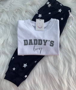 All Star Daddy's Girl/Boy Pyjamas