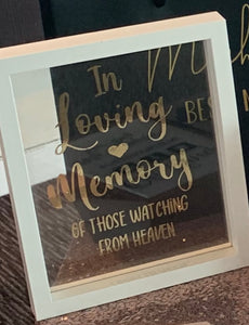 In Loving Memory of those watching from Heaven Photo Frame