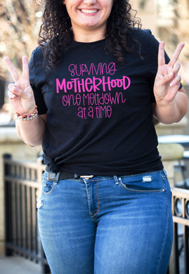 Slogan T- Shirt...... Surviving Motherhood
